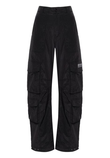 Black mid-rise cargo trousers - women GOLDEN GOOSE | GWP01832P00145790100